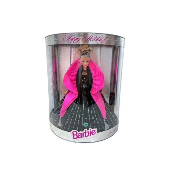 1998 MATTEL BARBIE DOLL HAPPY HOLIDAYS SPECIAL EDITION 20200 - NOS SEALED! - Picture 2 of 7